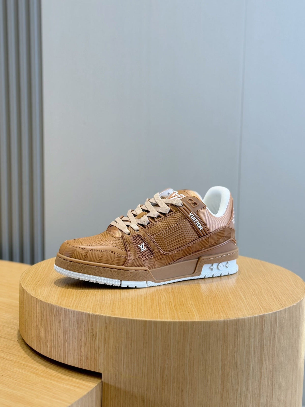 LV Trainer In Cognac Colorway