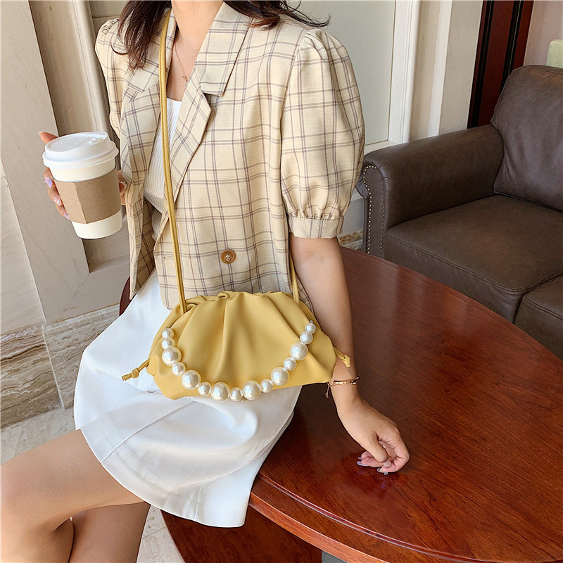 Pearl Chain Dumpling Women Bag
