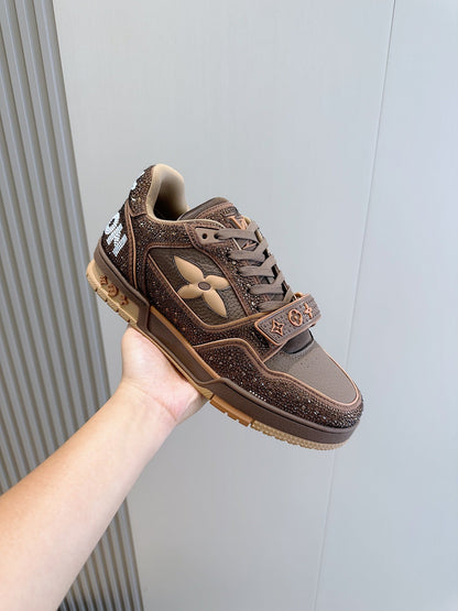LV Trainer In Brown Colorway