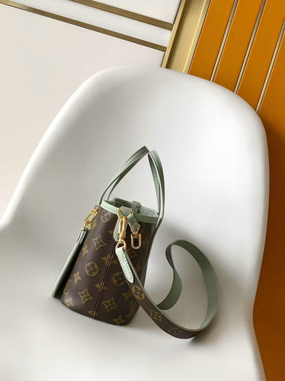 Neverfull Inside Out In Pastel Green Colorway