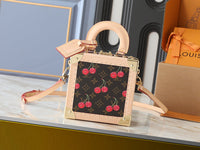 Monogram Cherry Print