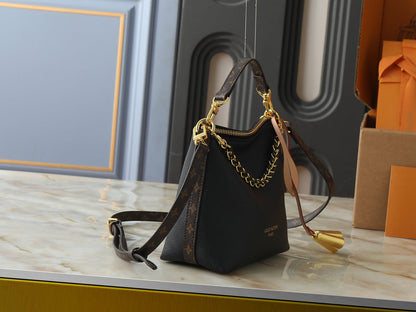 LV Multipass Handbag With Gold-Toned Braided Chain