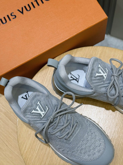 LV Runner Sneakers In Gray Colorway