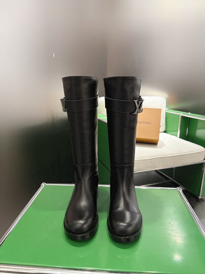 Heritage Riding Boots With Silver-Tone Initiales