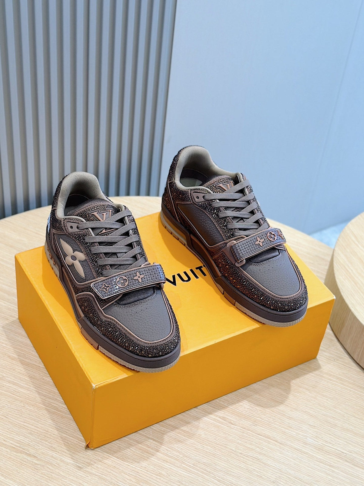 LV Trainer In Brown Colorway