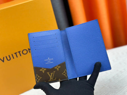 Monogram Passport Cover Colored