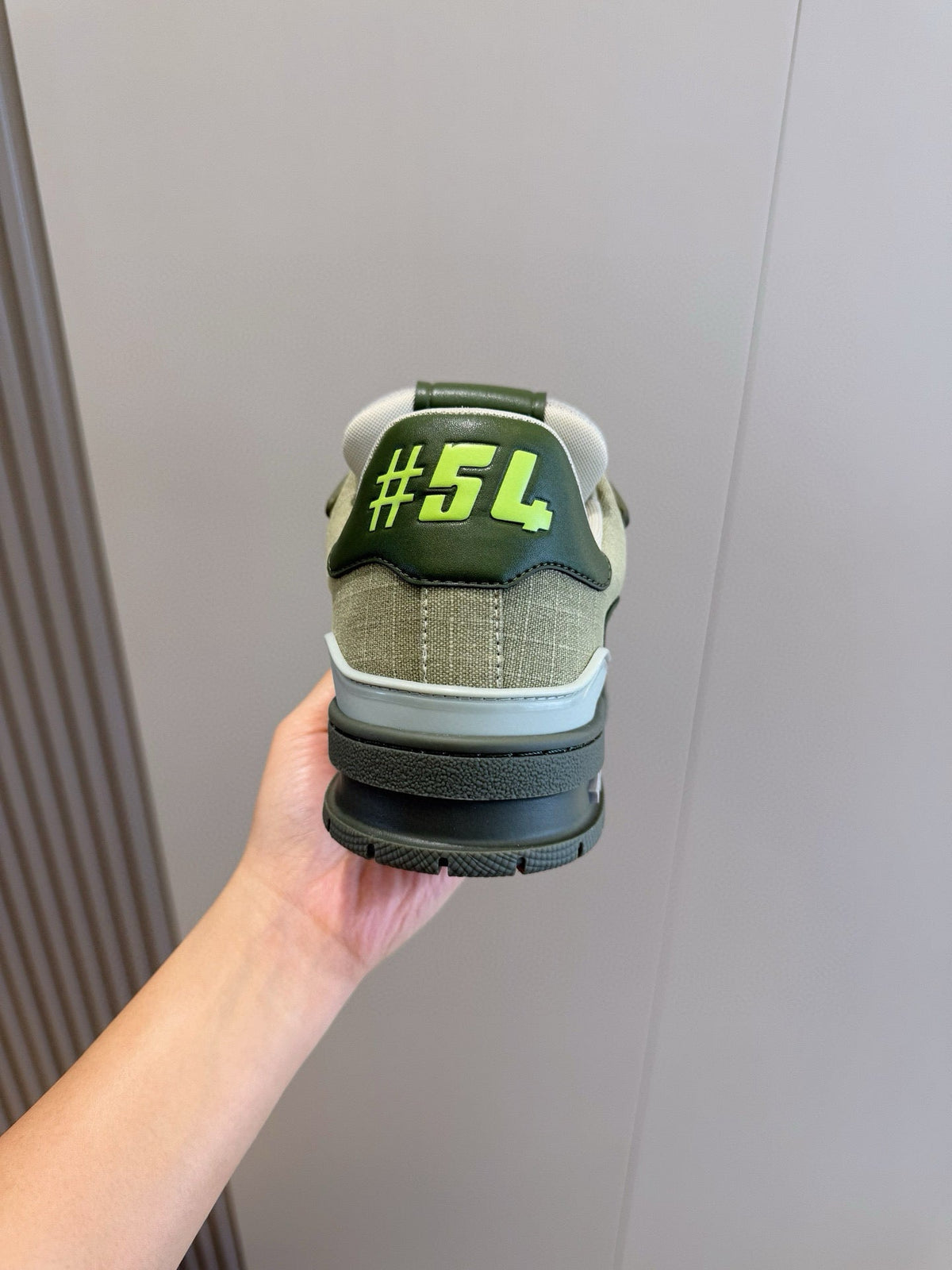LV Trainer Outdoor Sneaker In Green