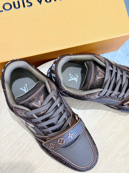 LV Trainer In Brown Colorway