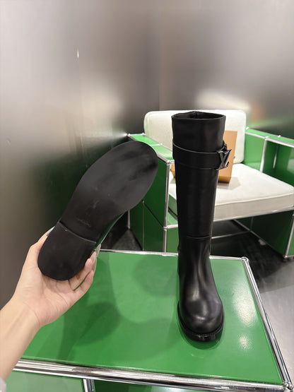Heritage Riding Boots With Silver-Tone Initiales