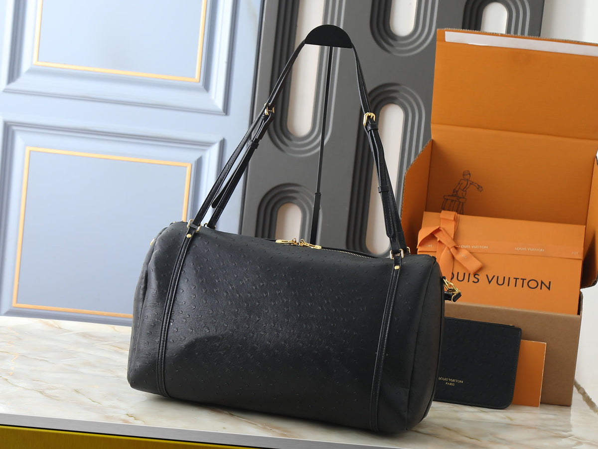 LV Express Handbag In Black Leather