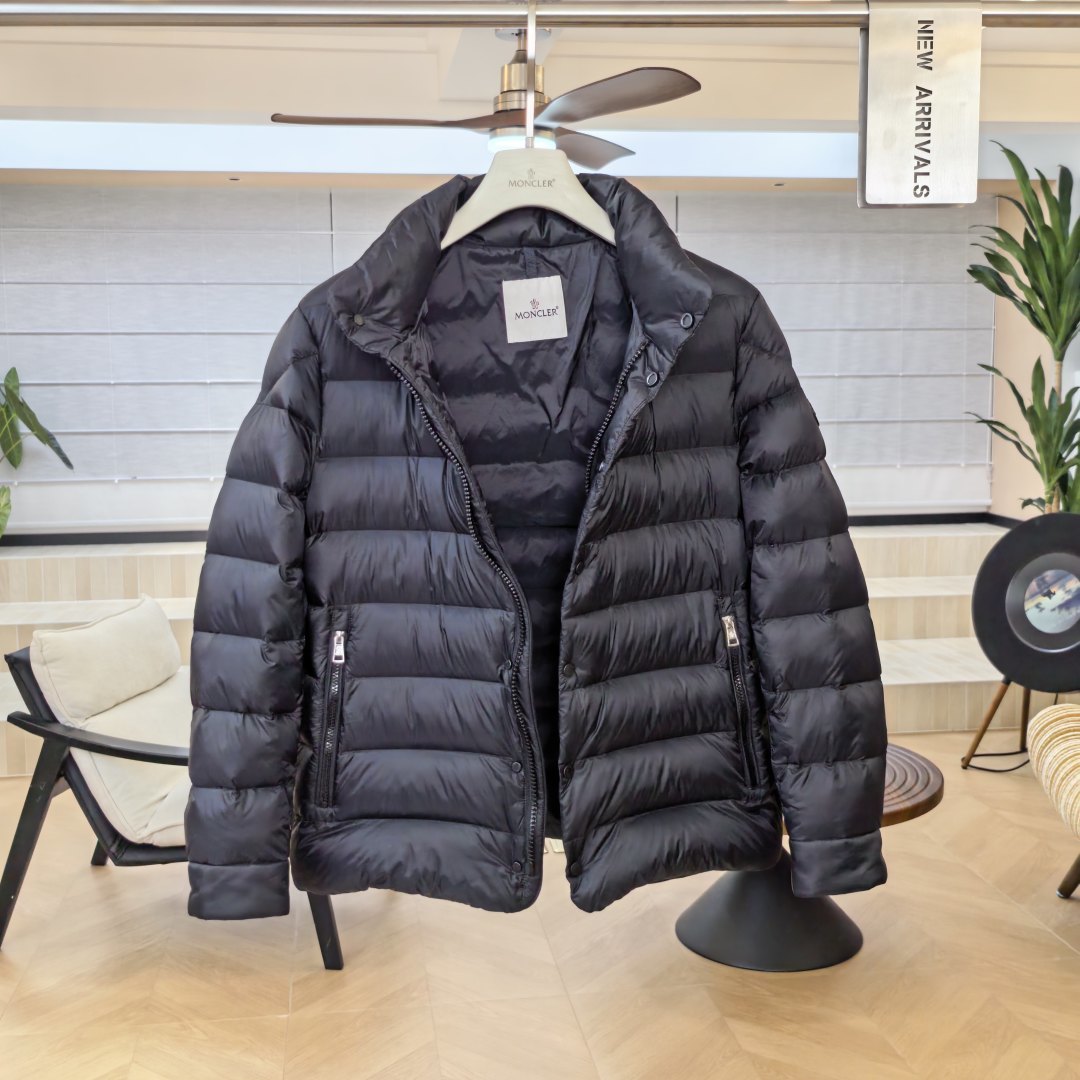Sleeves Short Down Jacket In Black