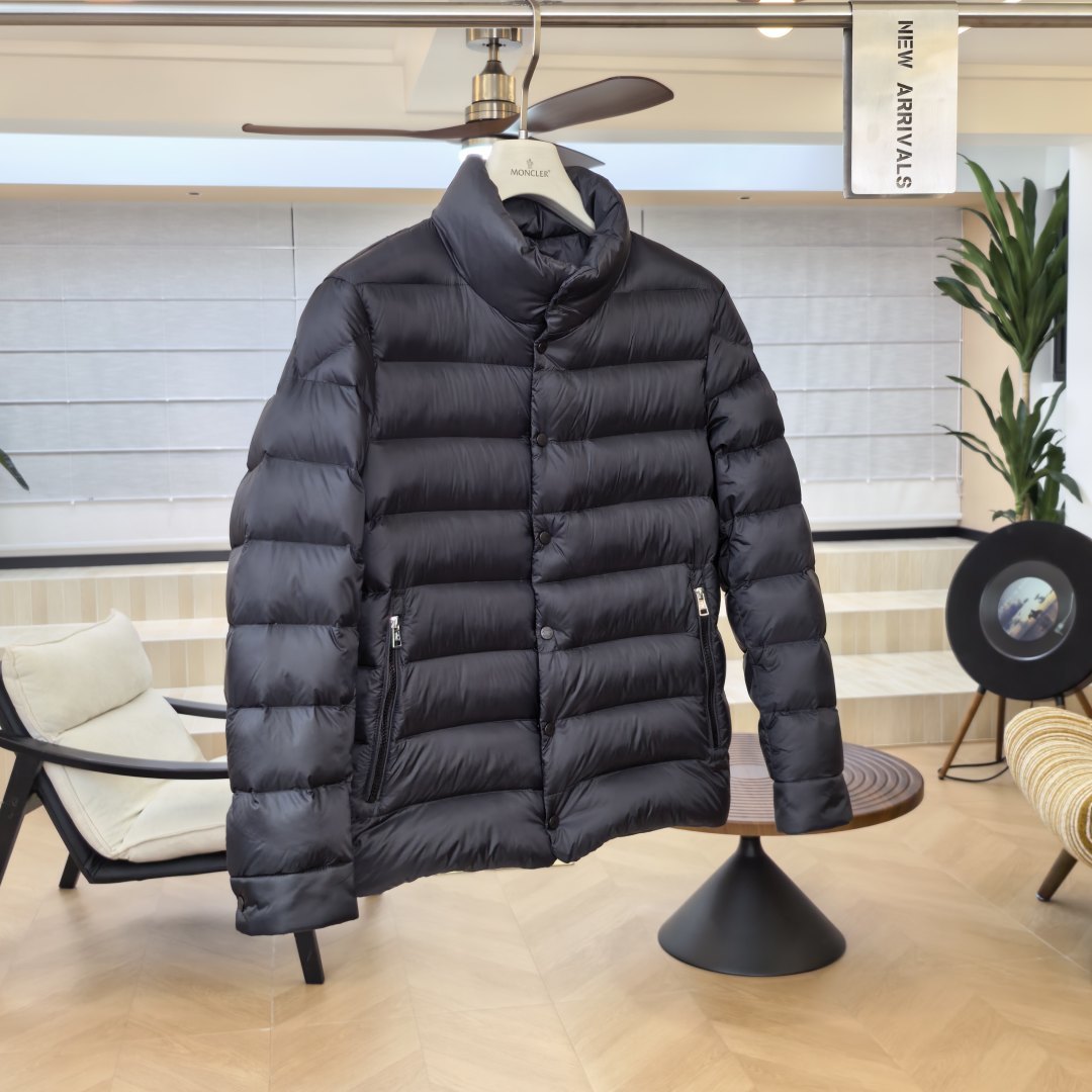 Sleeves Short Down Jacket In Black