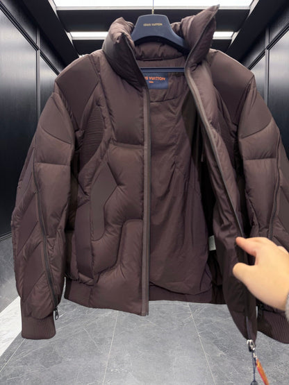 Brown Winter Jacket In Brown Color