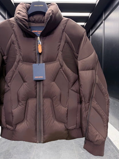 Brown Winter Jacket In Brown Color