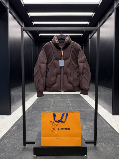 Brown Winter Jacket In Brown Color