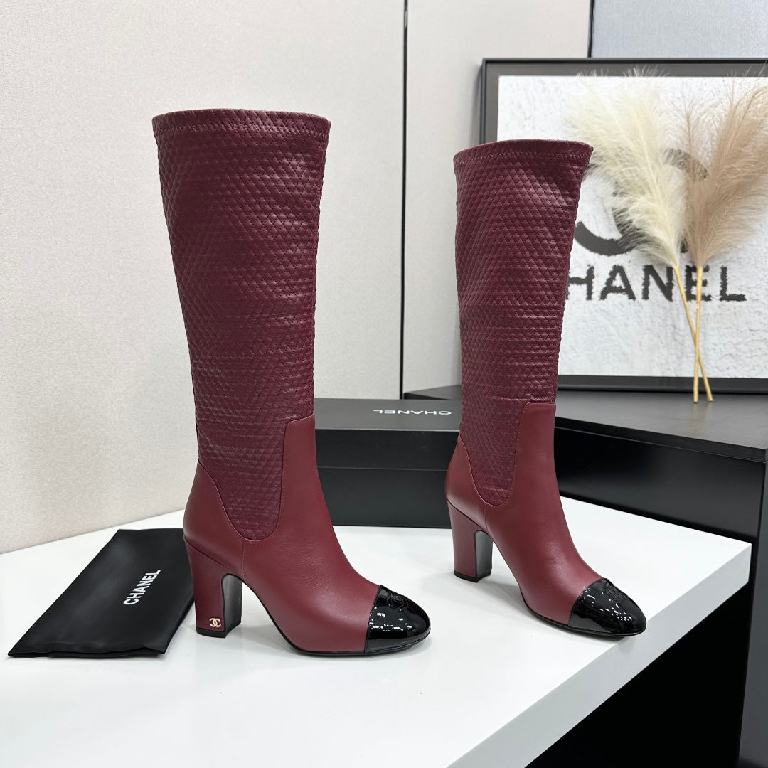 Long Boots In Stretch Lambskin From The Fall-Winter 2026 Collection