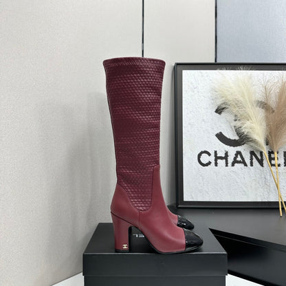 Long Boots In Stretch Lambskin From The Fall-Winter 2026 Collection