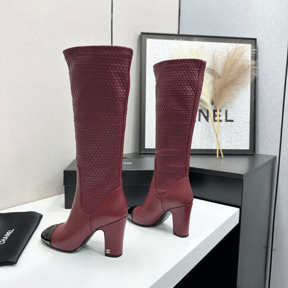 Long Boots In Stretch Lambskin From The Fall-Winter 2026 Collection