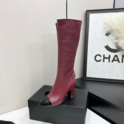 Long Boots In Stretch Lambskin From The Fall-Winter 2026 Collection