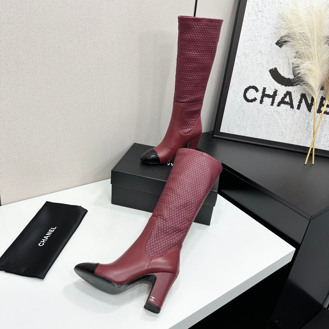 Long Boots In Stretch Lambskin From The Fall-Winter 2026 Collection