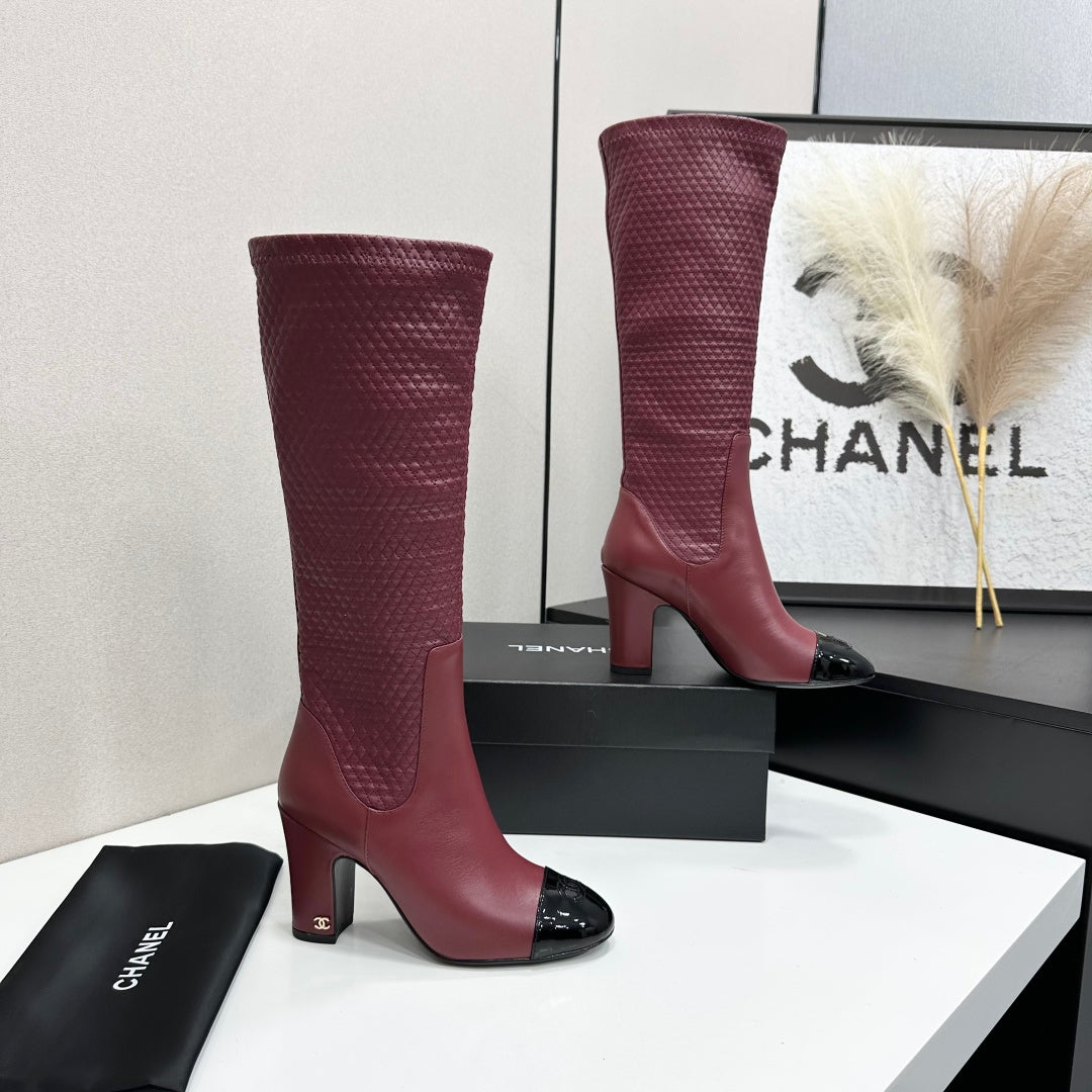 Long Boots In Stretch Lambskin From The Fall-Winter 2026 Collection