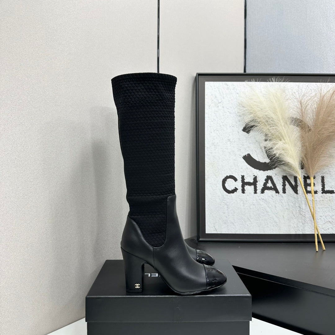Long Boots In Stretch Lambskin From The Fall-Winter 2026 Collection