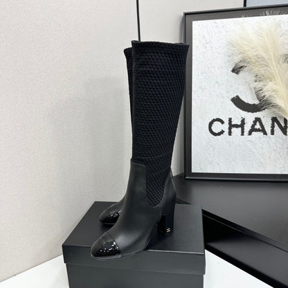 Long Boots In Stretch Lambskin From The Fall-Winter 2026 Collection