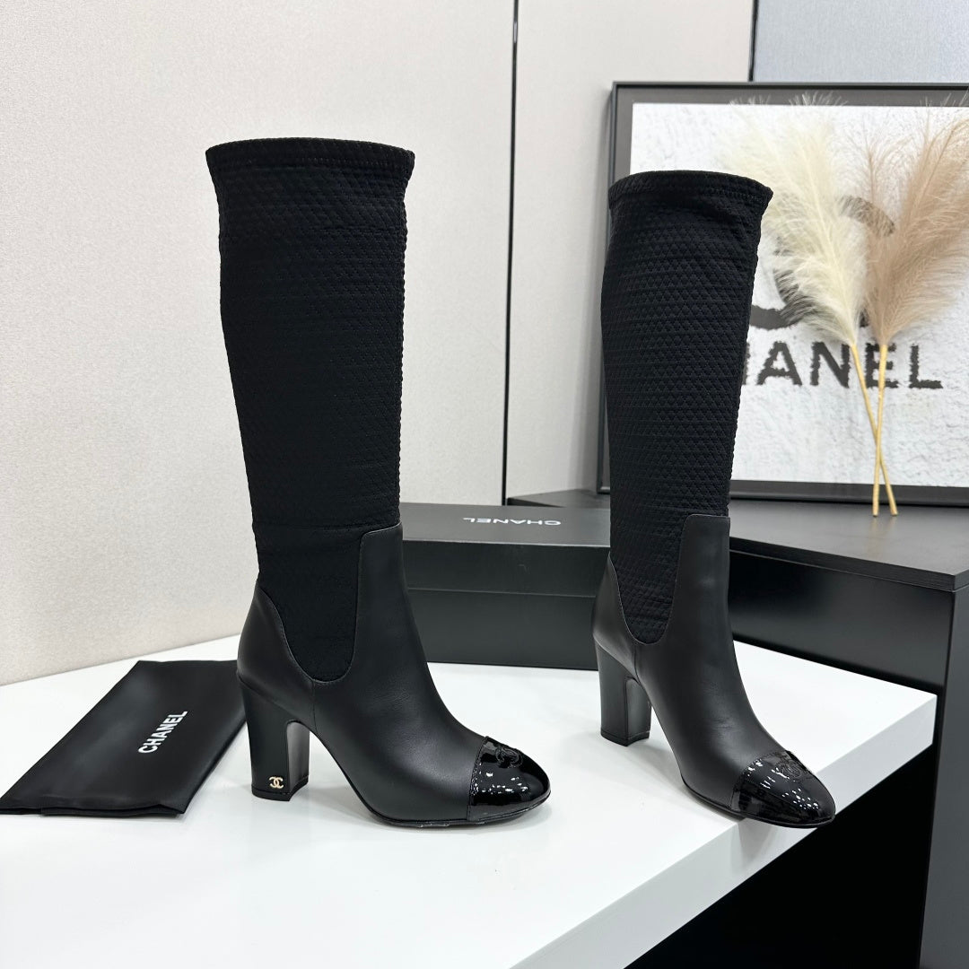 Long Boots In Stretch Lambskin From The Fall-Winter 2026 Collection