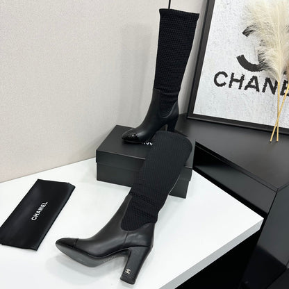 Long Boots In Stretch Lambskin From The Fall-Winter 2026 Collection