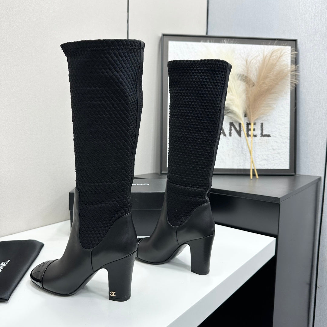 Long Boots In Stretch Lambskin From The Fall-Winter 2026 Collection