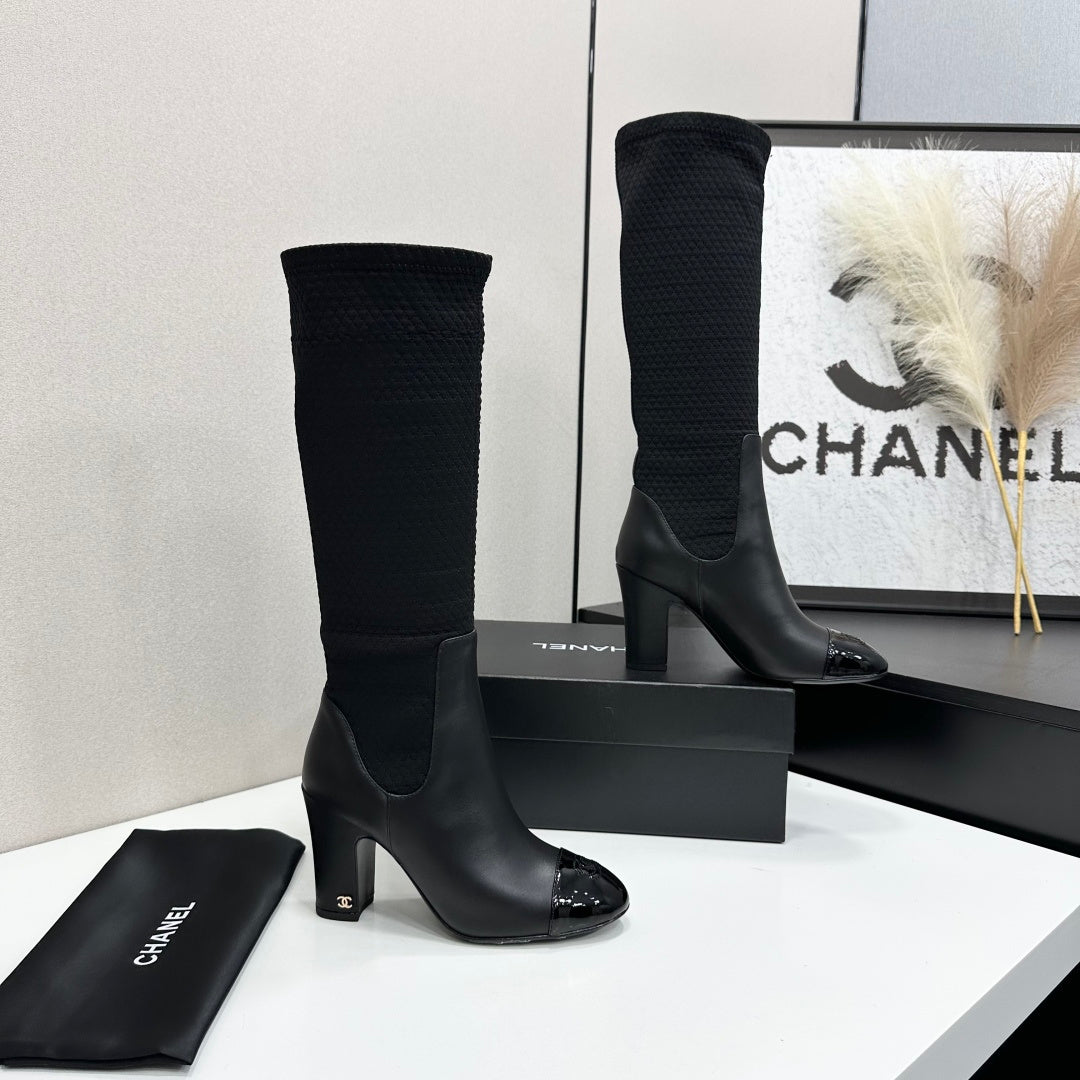 Long Boots In Stretch Lambskin From The Fall-Winter 2026 Collection