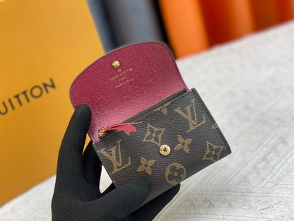 Reverse Monogram Coin Purse