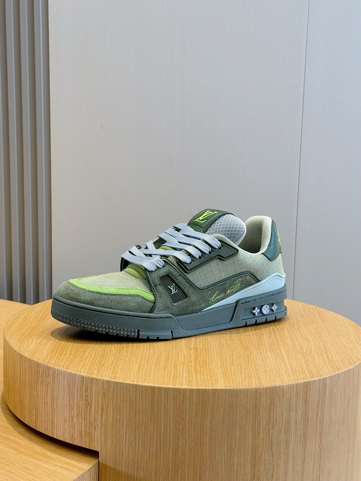 LV Trainer Outdoor Sneaker In Green