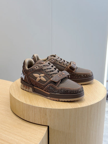 LV Trainer In Brown Colorway