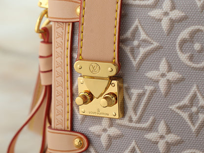 Side Trunk MM Monogram Embleme Jacquard Cavas