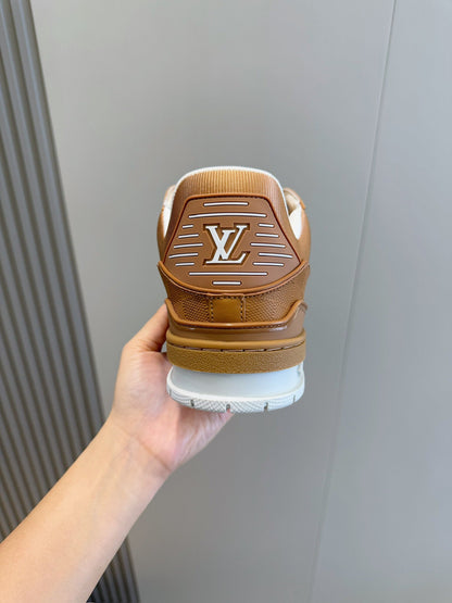 LV Trainer In Cognac Colorway