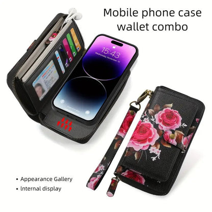 PU Leather Long Wallet Clutch Bag