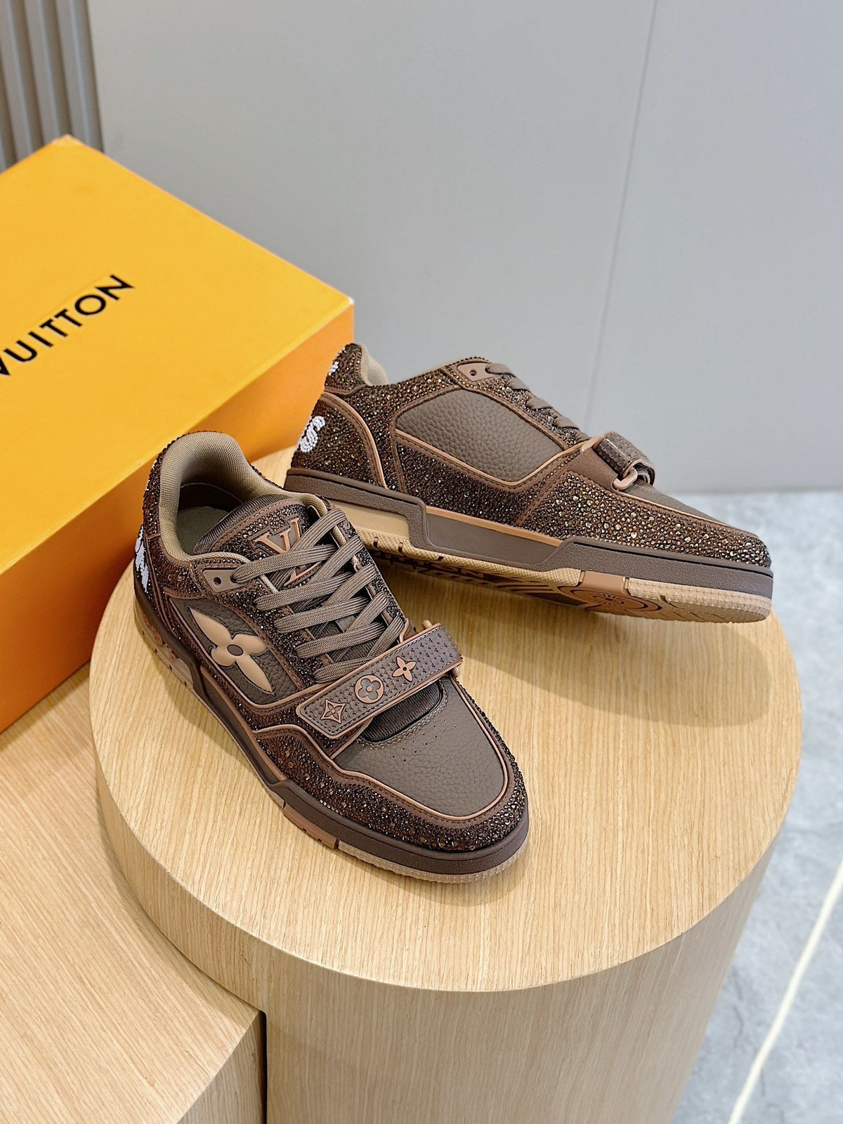 LV Trainer In Brown Colorway