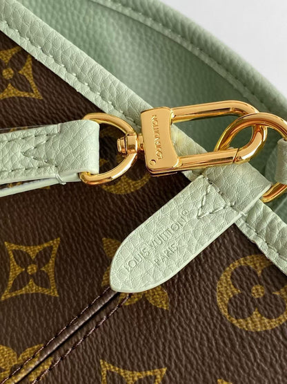 Neverfull Inside Out In Pastel Green Colorway