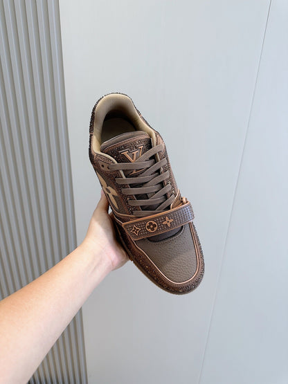 LV Trainer In Brown Colorway