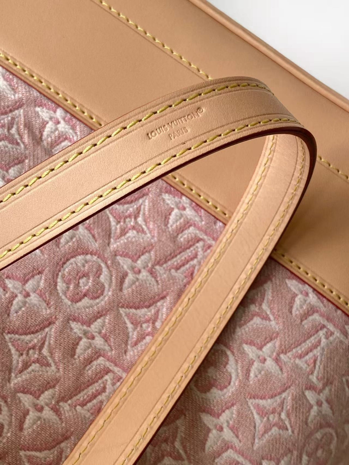 Noe In The Rose Ruban Monogram Jacquard Fabric