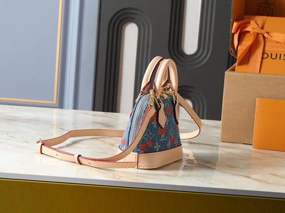 Shell Shape Denim Handbag
