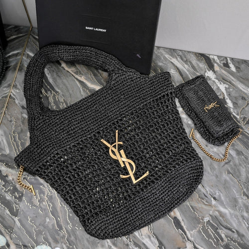 Icare Maxi Raffia Handbag