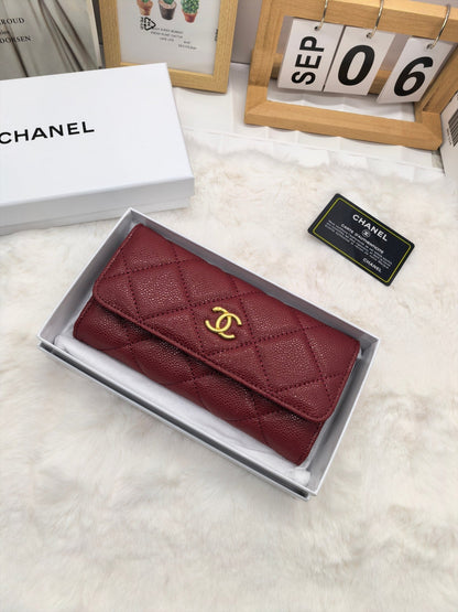Classic Quilted Long Wallet