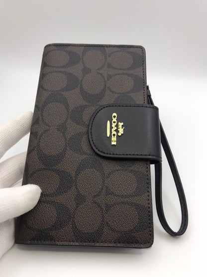 Tech Brown Phone Wallet