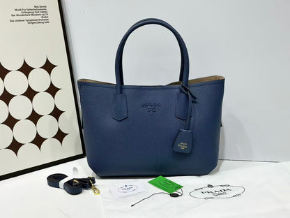 Large Capacity Saffiano Leather Tote Bag