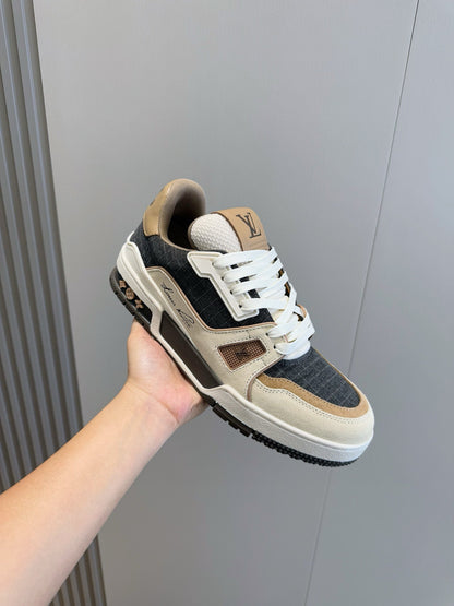 LV Trainer Outdoor Sneaker In Brown Tones