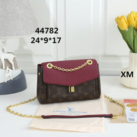 Wine Red Monogram