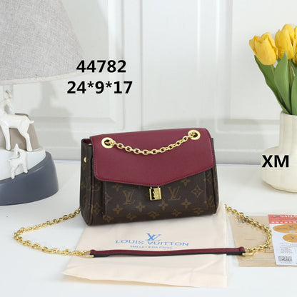 Monogram Chain Flap Shoulder Bag