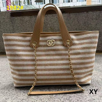 Beige with White Stripes